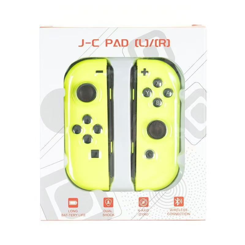 Wireless Bluetooth Joy-Con Controllers with Wake-Up Feature and Wrist Strap, Left and Right Separately for Switch
