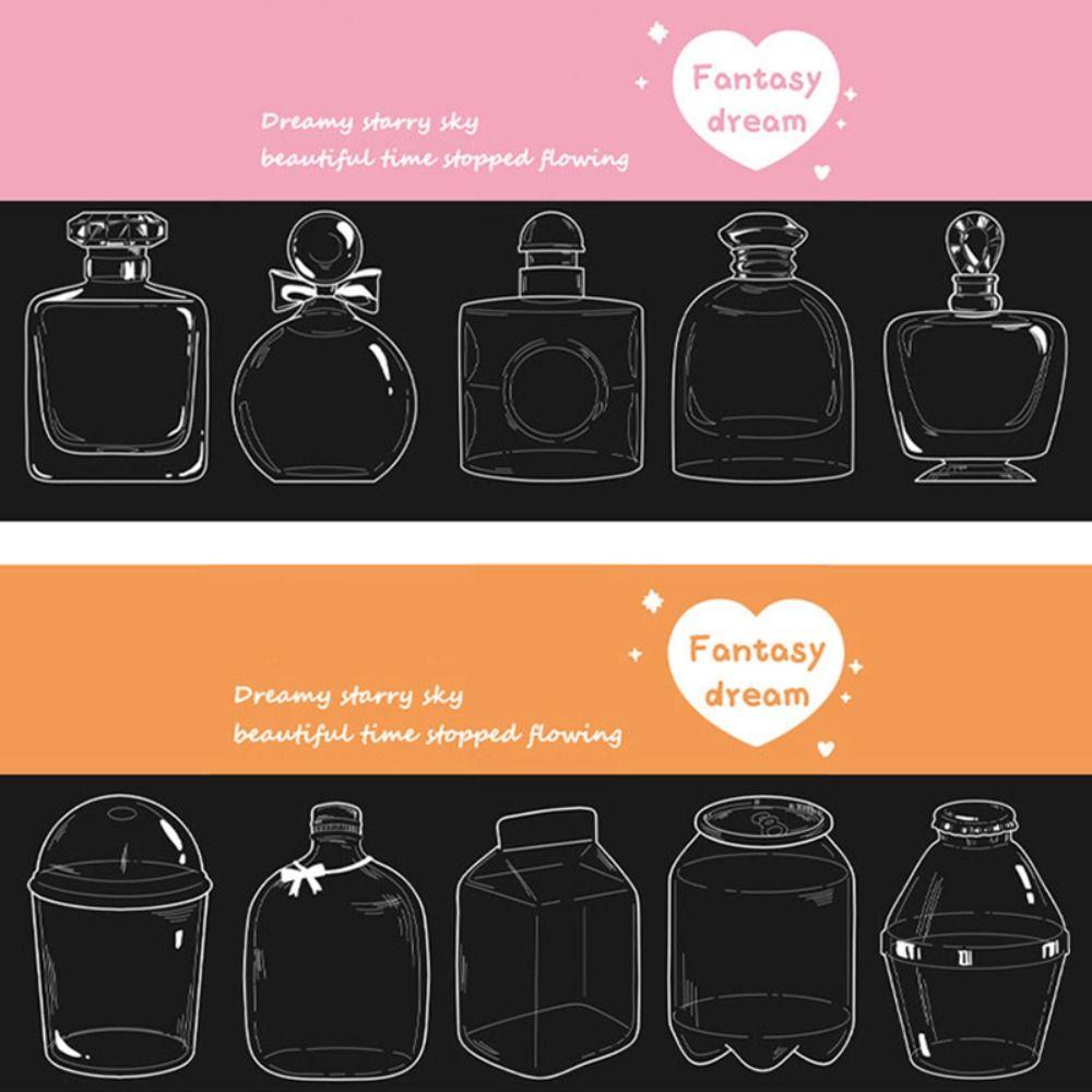 20PCS DIY PET Stickers Transparent DIY Book Marks Creative Homemade Plant Specimens  Gift