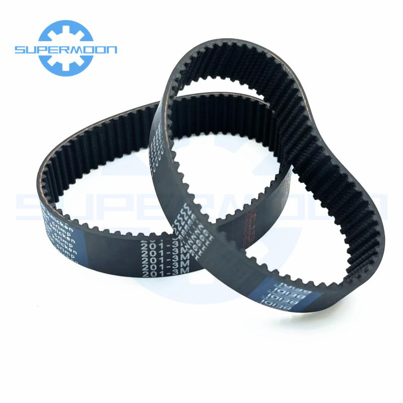 HTD 3M Timing Belt Length 87 90 93 96 99 102 105 108 111 114 117 120 123 126 129 132 135mm Width 6-20mm Closed Loop Toothed Belt