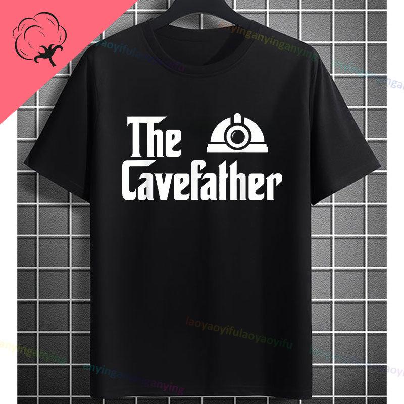 Funny Explore The Underworld Cave spelunking Graphic Tshirt Pure Cotton Shortsleeve Humor Style Fashion Tee Outdoor Clothing