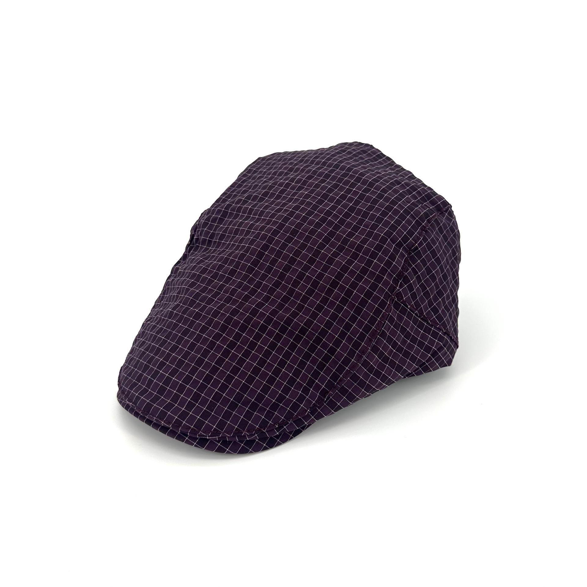 Unisex Retro Plaid Duckbill Cap: Stylish Spring/Summer Beret for Casual Wear Adjustable