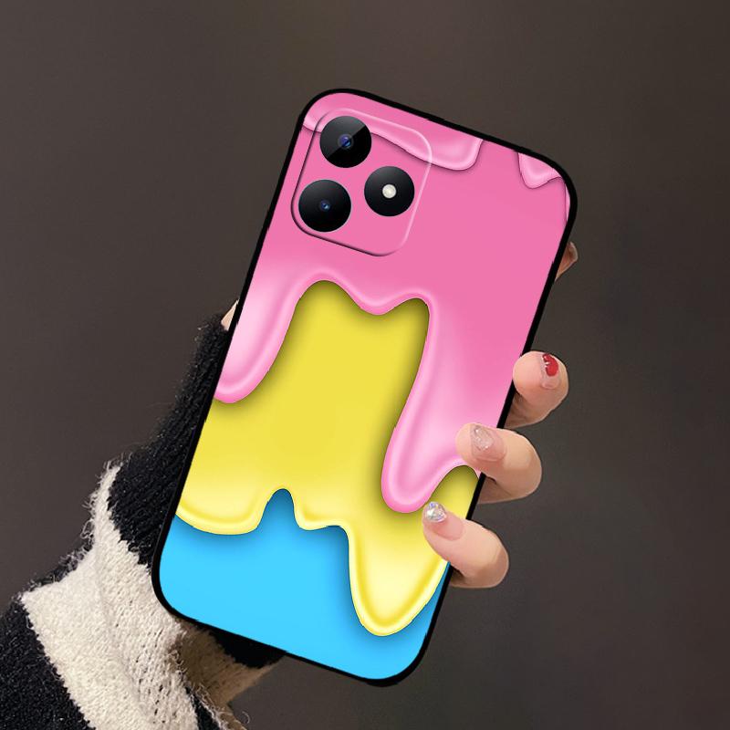 Case For Realme C51 C51s C53 4G Soft TPU Silicon Phone Cover For Realme Note 50 Capa Narzo N53 Fashion Painted Shockproof Bumper