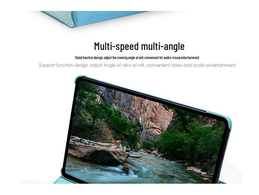 Honor Tablet V6/MatePad Pro Rotating Leather Case - Fits 10.4"/10.8" Models BAH3MRX-W09