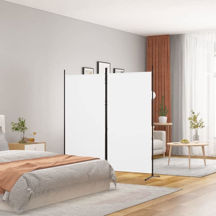 VidaXL Cloison de Séparation 2 Panneaux Séparateur de Pièce Pliable Diviseur Écran d'Intimité Paravent Décoration Salon 350258