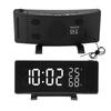 Digital Clock 3 Color Projection LED   Display Time Clock Temperature Humidity FM Radio 12