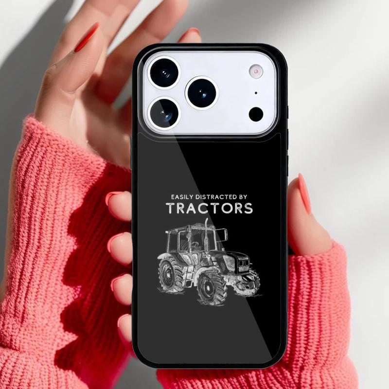 Farm Tractor Phone Case for iPhone 17 16 15 14 13 Pro Max Back Cover for 12 11 Pro Coque