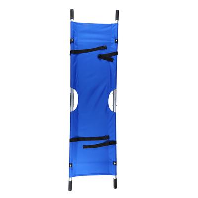 Portable Folding Stretcher Hospital Household Emergency Treatments Emergency Stretcher BedBlue 04