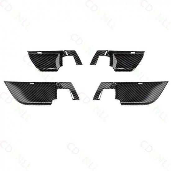 Inner Door Bowl Sticker Cover Trim For Honda Accord 10th 2018- Carbon Fiber