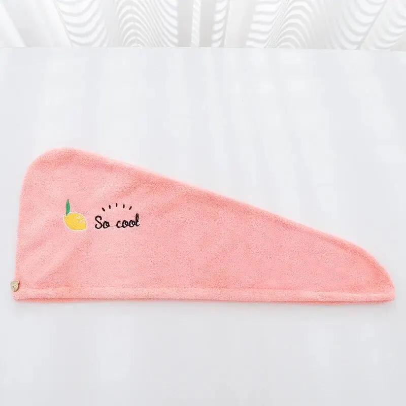 Wrap Bonnets 1pc Quickly Dry Hair Hat Super Absorbent Soft Bathroom Women Head Towels Girls Cute Hair Towel Hair Dry