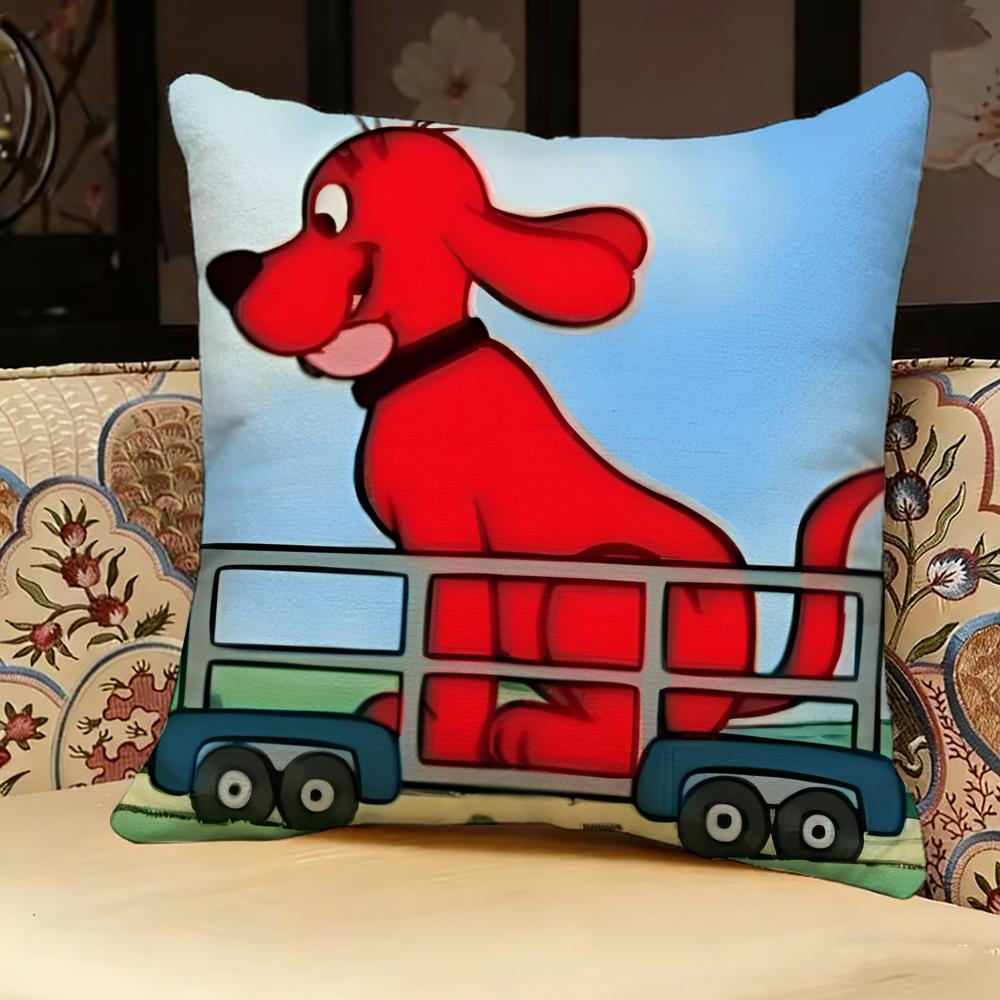 CClifford Der große rote Hund Kissenbezug Kissenbezug Zweiseitig Bedruckt Sofakissen Schlafzimmer Kopfteil Kissen
