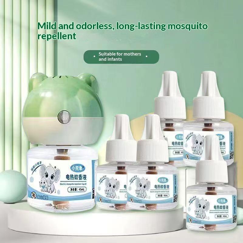 Electric Mosquito Repellent Liquid 1/3Pcs Eco-Friendly Fragrance Free Safe for Kids Adults Home Use