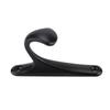 Modern Wall Mounted Coat Hook Bathroom Cloakroom Closet Clothes Rack Holder Hooks(Matte Black)