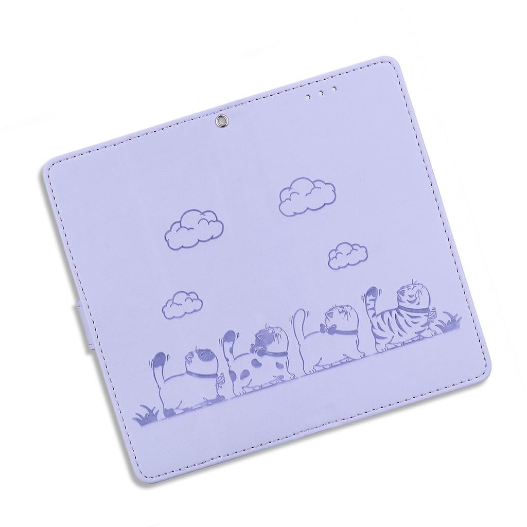 For Xiaomi Poco F7 Pro 5G/F7 Ultra 5G/Redmi K80 Pro 5G/K80 5G Case RFID Blocking Kitten Pattern TPU+PU Leather Phone Cover