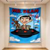 Custom Name Mr Bean Tapestry Wall Hanging for Bedroom, Living Room & Dorm Decor, Modern Home Wall Art