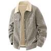 Men's Retro Corduroy Lambswool Winter Coat