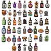 50PCS Halloween Potion Bottle Stickers Holiday-themed Painted Graffiti Mugs Phones Notebooks Luggage Decor Waterproof Stickers