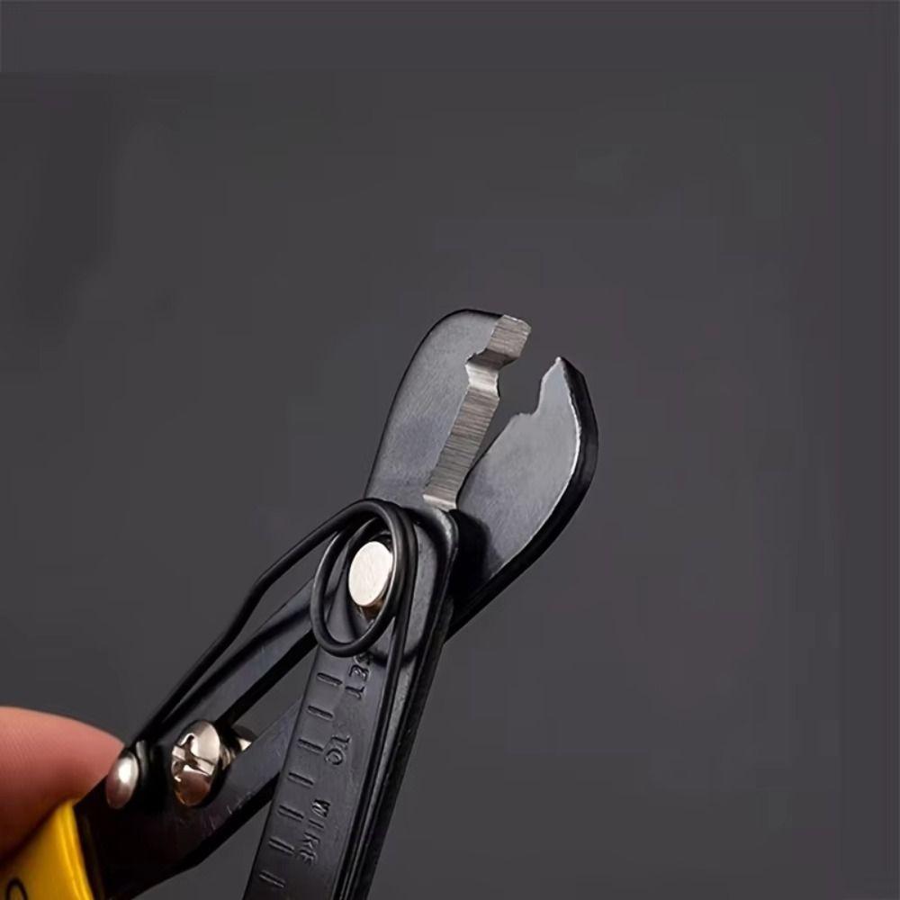 Riveting Tool Jewelry Chain Clamp Pliers Adjustable DIY Wire Strippers with Spring Multifunctional Wire Clamp Pliers