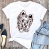 Schnauzer Lover Dog Animal Print Tshirt Graphic Tees Unisex Clothes Funny T Shirts Harajuku Shirt Tumblr Tops Tee