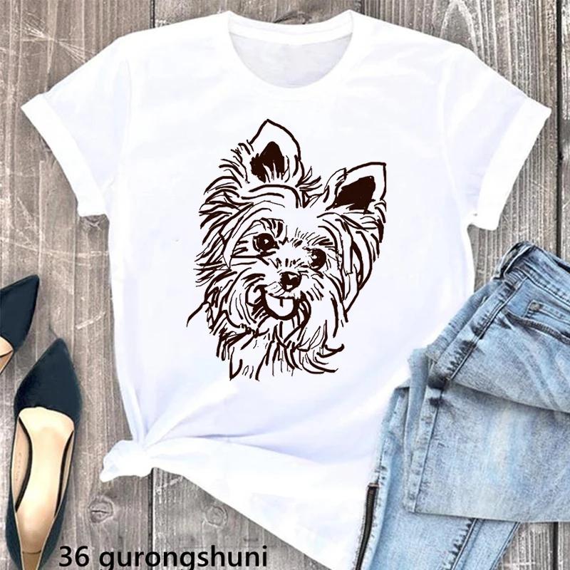 Schnauzer Lover Dog Animal Print Tshirt Graphic Tees Unisex Clothes Funny T Shirts Harajuku Shirt Tumblr Tops Tee