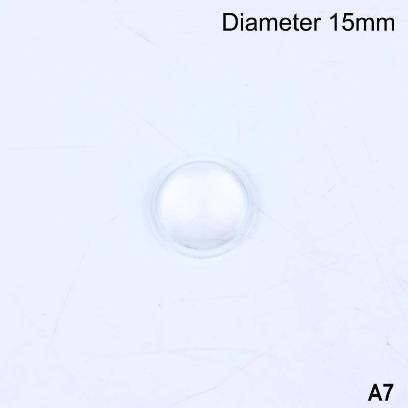 8-44 Mm Round Transparent Acrylic Plano-Convex Lens Flashlight Led Lens Focusing Torch Accessories Magnifying Glass Convex Lens