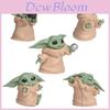 Conjunto de 5 Mini Figuras de Ação Baby Yoda Star Wars com Adoráveis Personagens Mandalorianos
