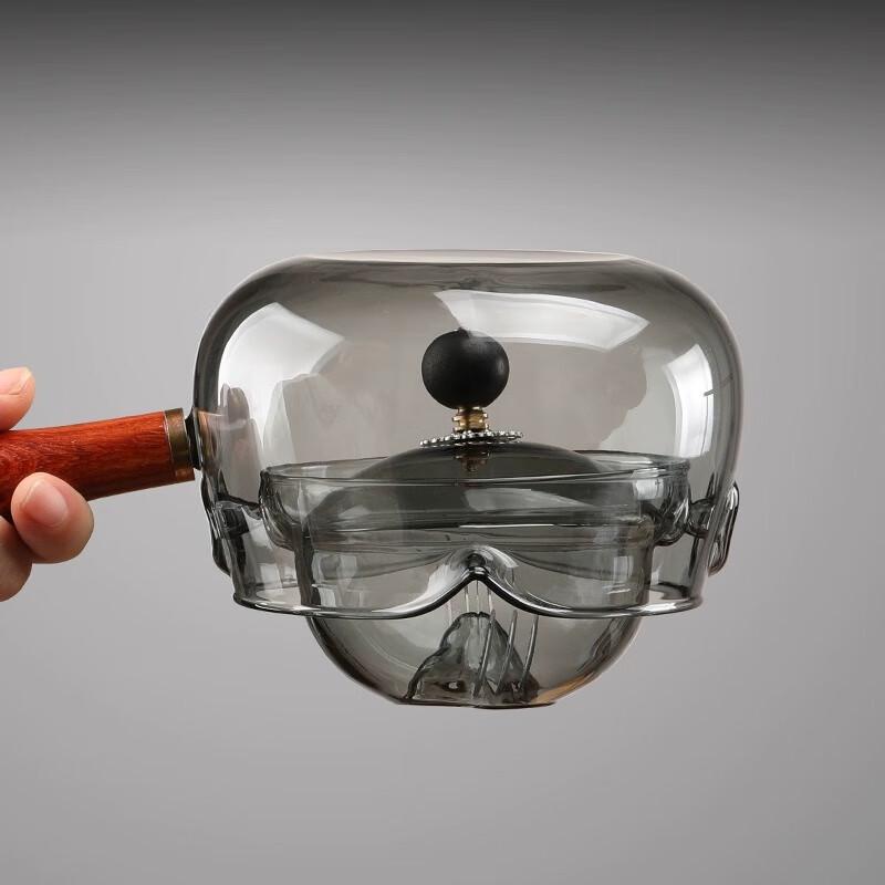 Shangqi Glass Side Handle Teapot