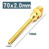 Durable Copper Heat Melt Glue Rifle Nozzle 50*3.0mm 70*2.0mm Glue Rifle Nozzle 1Pc