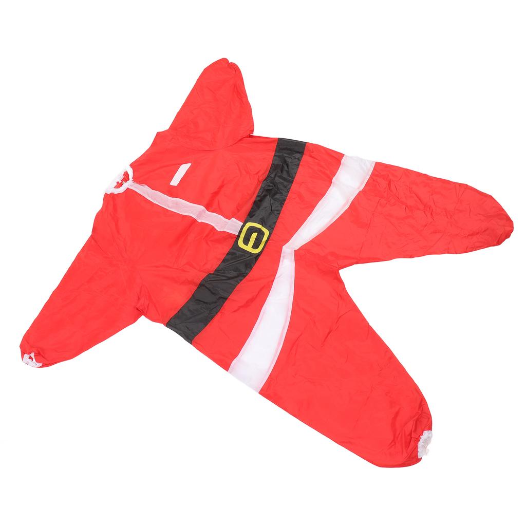 Inflatable Santa Suit Vivid Colors Battery Powered Inflator Polyester Inflatable Christmas Suit for