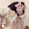 New Large Chiffon Bow Hair Claw Clip Elegant Large Size Fabric Ribbon Flower Hair Clip Jaw Clamps Accessories For Women Hairpins