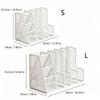 Office Desk File Rack Metal Paper Holder with Split Sections and Side Storage for Study Table Use and Home Desks