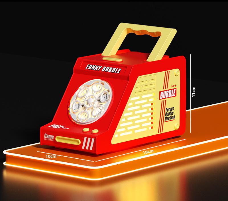Luminous Fireworks Bubble Machine - Chinese New Year & Wedding Toy with Sound Effects