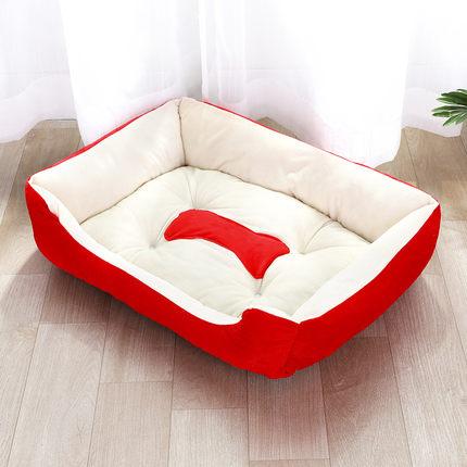 Dropshipping Long Faux Fur Pet Bed Comfortable Waterproof Plush Donut Round Dog Bed Soft Washable Cat Bed Removable Pet Cushion