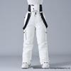 Unisex Winter Ski Pants: Windproof, Waterproof, Thickened, with Suspenders - Perfect for Snowboarding and Skiing.