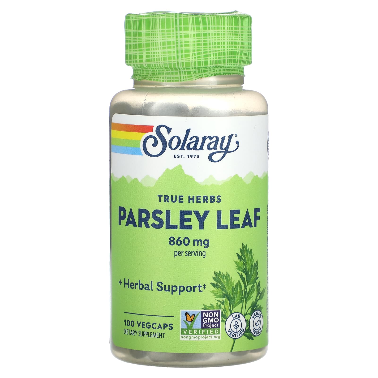 

True Herbs, Parsley Leaf, Veggie Capsules, 100 (430Mg per Capsule)