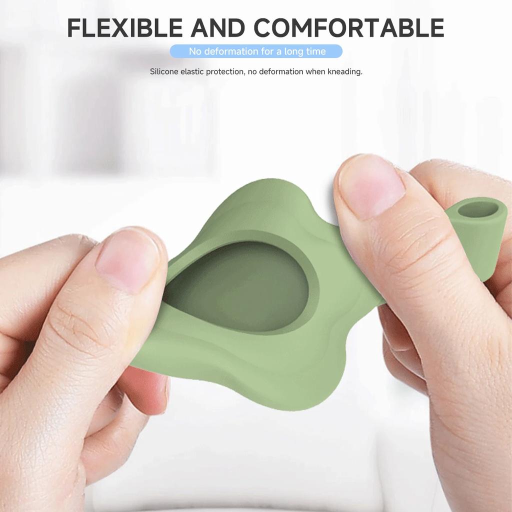 New Silicone AirTag Case with Keychain,Airtag Holder for AirTags Tracker, AirTag Cover Anti-Loss Tracker Accessories