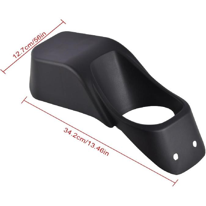 Vordere Kunststoff-Nebelscheinwerfer-Abdeckungen Kompatibel für Jeep Wrangler JK 2007-2017 - 10th Anniversary Stoßstangen-Dekorationsrahmen