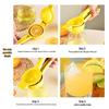 Compact Alloy Lemon and Fruit Juicer - Handheld Squeezer