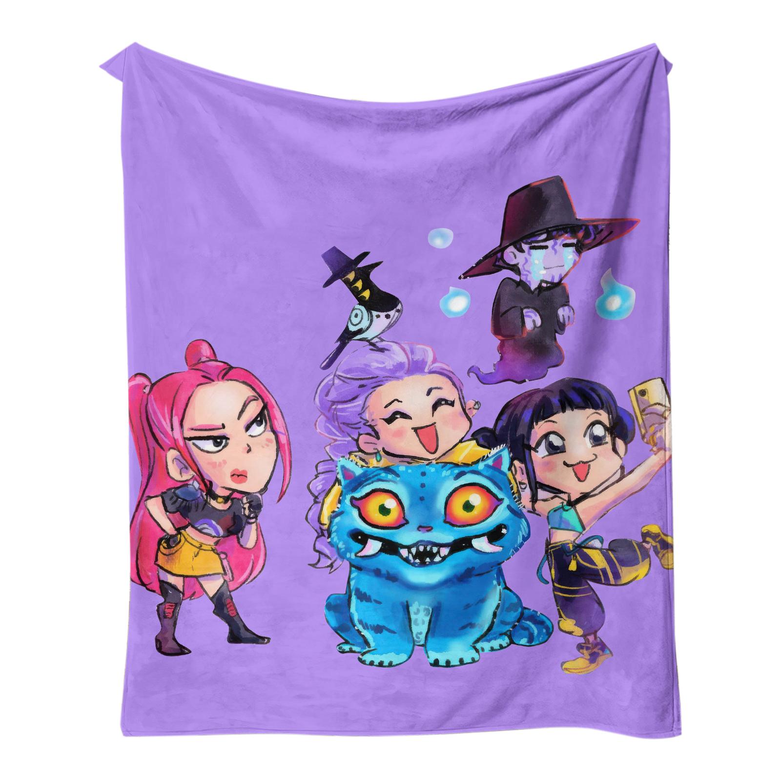 

150*200см Аниме Периферийный Принт Теплое Одеяло One Size