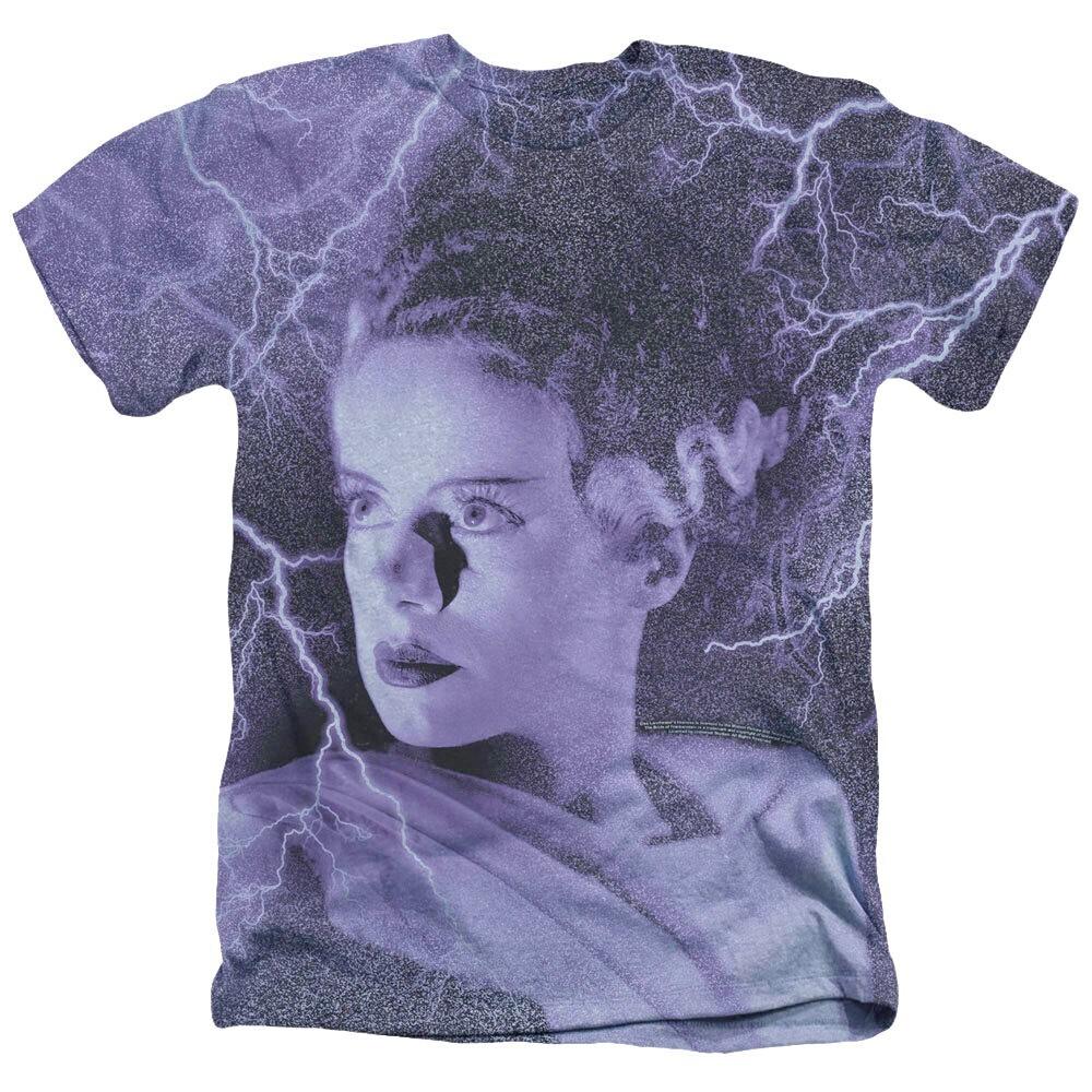 The Bride of Frankenstein Universal Monsters Licensed Blue Heather Adult T-Shirt XXXXL