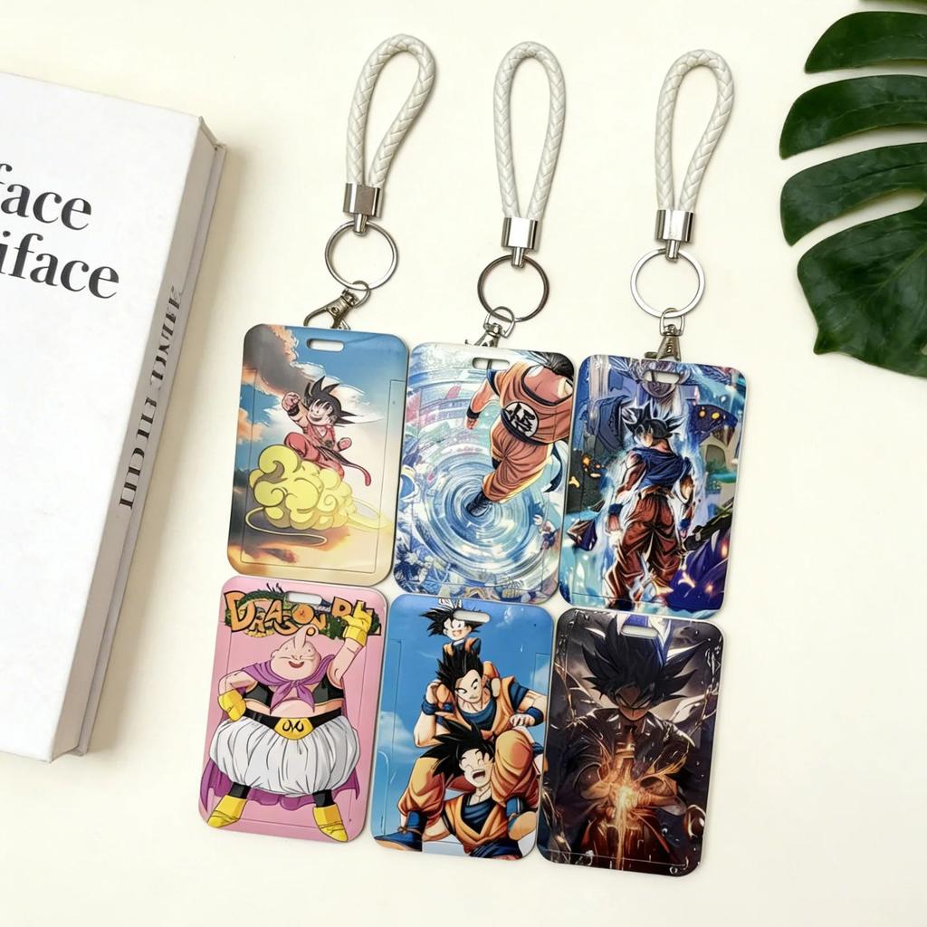 Anime Characters Card Holder Lanyard Key Ring ID Credit Bus Card Cover Hang Rope Lariat Lanyard Key Rings Fans Presents