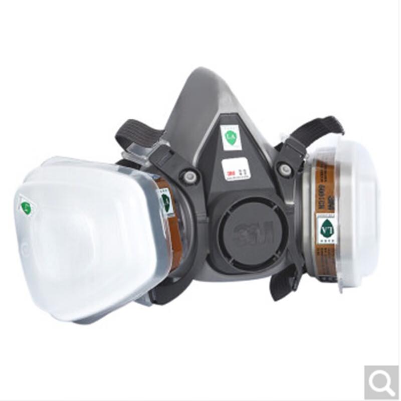 3M 620E Half-Facepiece Respirator Kit with 6001 Cartridges Medium