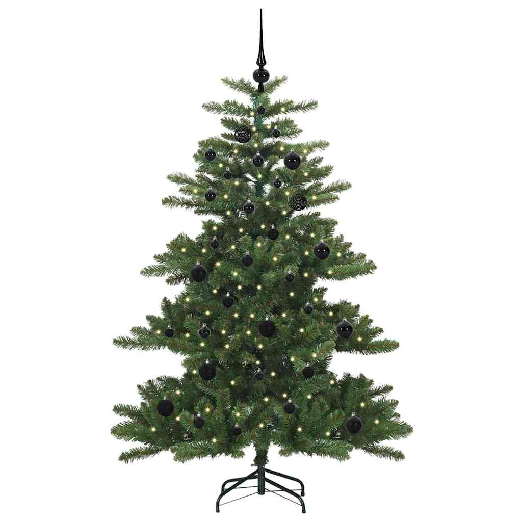 Artificial Foldable Christmas Tree Green 150 Cm PVC and Steel