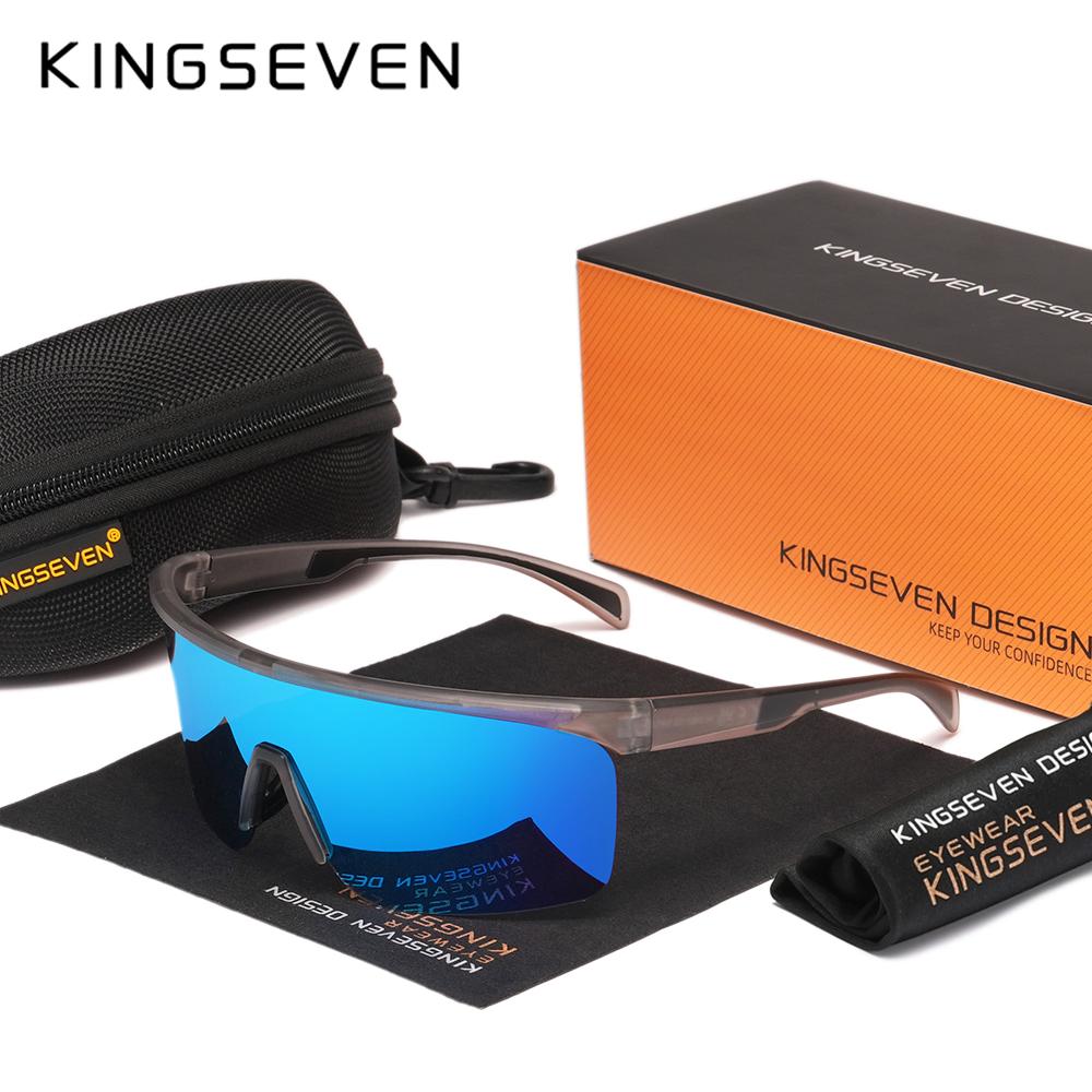 Kingseven Cyklistické sluneční brýle Muži Dámské Cyklistické brýle UV400 Polarizované Bike Outdoorové sportovní brýle
