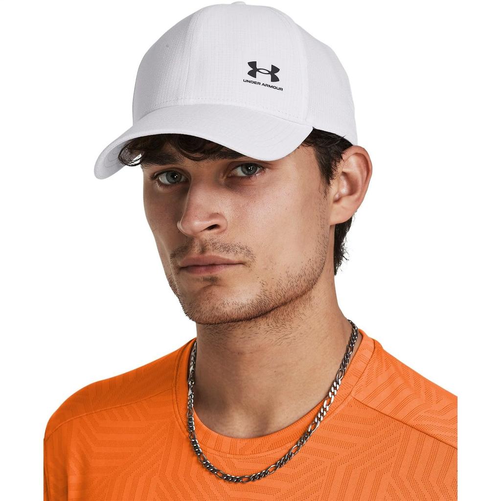 UA ARMOURVENT ADJUSTABLE CAP White Castlerock ONESIZE [Under Armor] ISO-CHILL / /