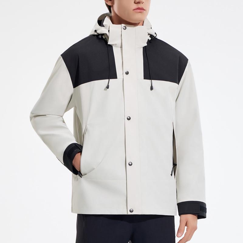 

Unisex Waterproof Outdoor Jacket: Spring/Autumn Single-Layer Hiking Coat for Couples 4XL