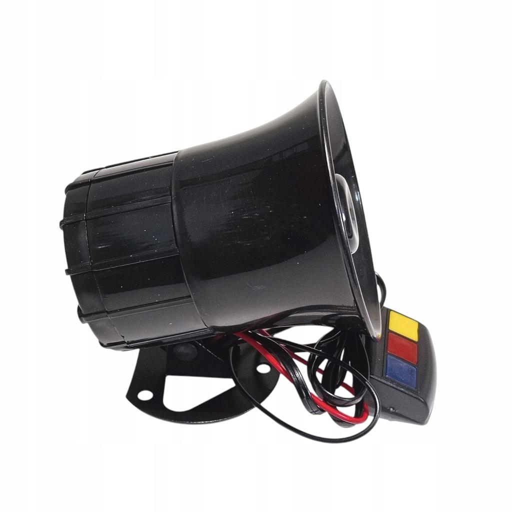 3-Ton Car Siren with 12V Panel Strong Horn Police Firefighter Horn