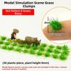 30pcs/set Plastic Simulated Flower Clusters 10~15mm*8mm Landscape Wargame Grass Tufts