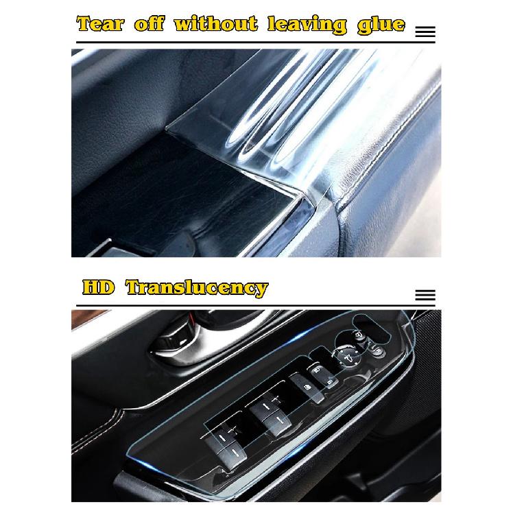For Chery Exeed LX 2019-2022 Car Interior Center Console Transparent TPU Protective Film Anti-scratch Repair Film Accessories