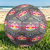 RB Leipzig Print Size 5 Soccer Ball, PU Wear Resistant Football for Match Training and Daily Practice, Birthday Gift for Soccer Fans