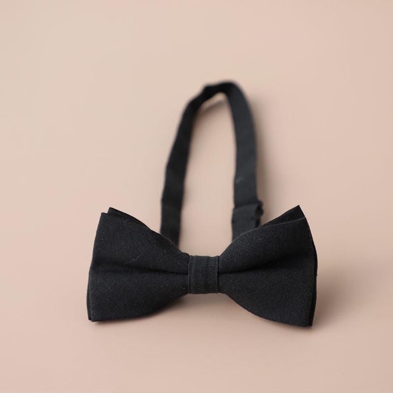 New Cotton Bow tie Kids Bow ties Boy Girls Bow knot Adult Solid Color Bow Ties Cravats Party Bowties For Children Gifts